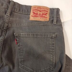 Levi's 511 31x30 Gray Slim Stretch Jeans
